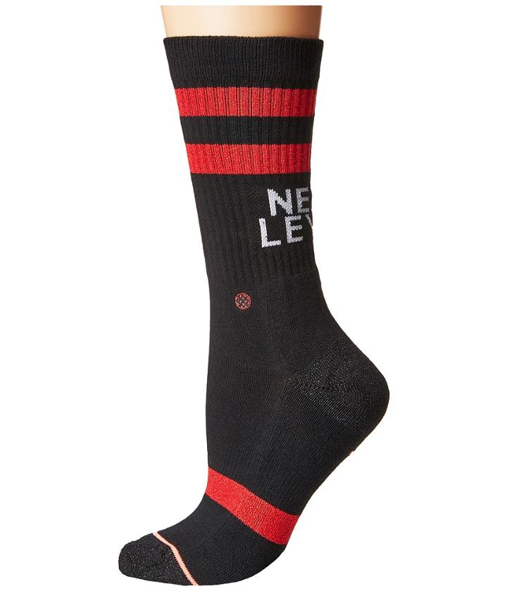 Stance Next Level (black) Women's Crew Cut Socks Shoes