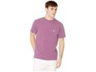 Rvca Stress Short Sleeve (lavender) Men's Clothing