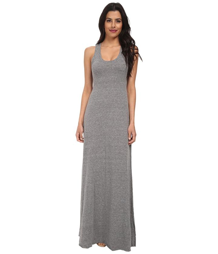 Alternative Racerback Maxi Dress (eco Grey) Women's Dress