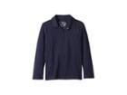Chaser Kids Super Soft Long Sleeve Polo Tee With Front Pocket (little Kids/big Kids) (avalon) Boy's Long Sleeve Pullover
