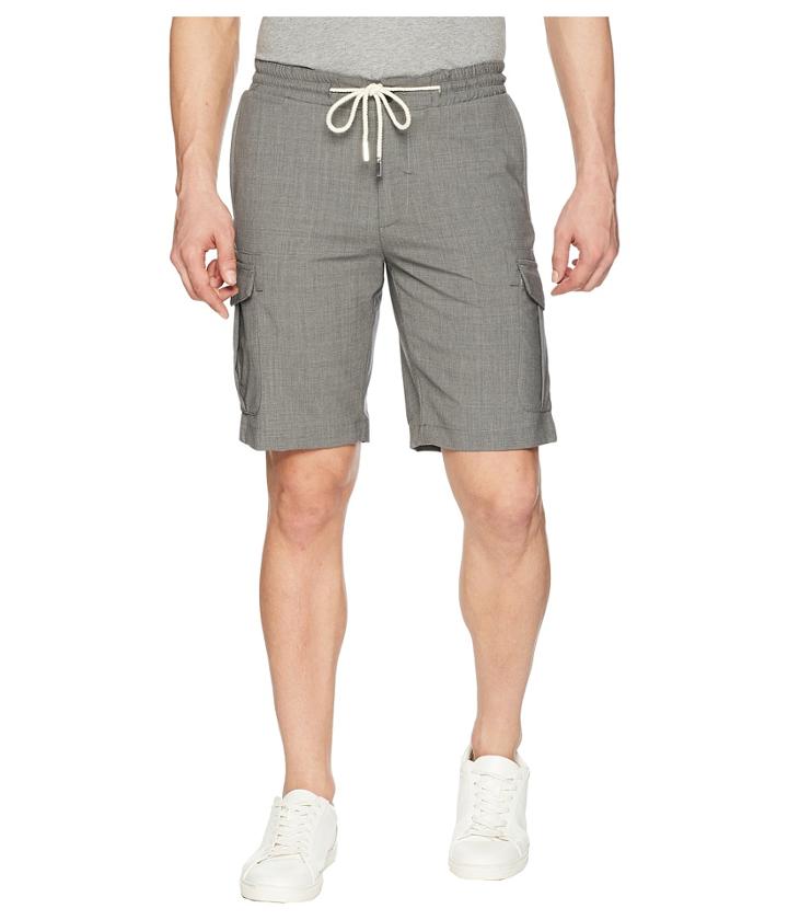 Eleventy Bermuda Cargo Shorts W/ Drawstring (grey) Men's Shorts