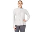 New Balance Core Space Dye 1/4 Zip (sea Salt Heather) Women's Clothing