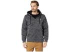 U.s. Polo Assn. New Space Yarn-dye Hoodie (black Heather) Men's Sweatshirt