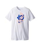 Nike Kids Dry Kd Basketball Short Sleeve Top (little Kids/big Kids) (white) Boy's Clothing
