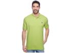U.s. Polo Assn. Solid Interlock Polo (green Madras) Men's Short Sleeve Knit