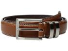 Florsheim 32mm Full Grain Leather Belt (brown) Men's Belts