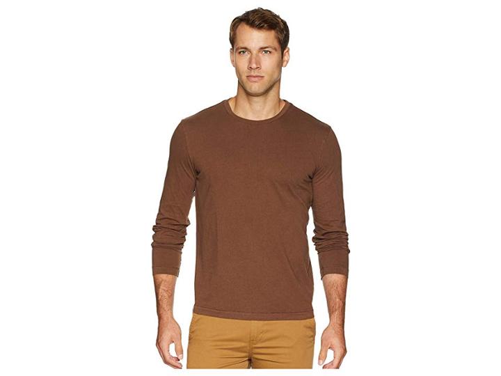 Mod-o-doc Carlsbad Long Sleeve Jersey Crew Tee (carafe) Men's T Shirt
