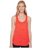 Brooks Ritual Tank Top (race Pink Stripe/race Pink) Women's Workout