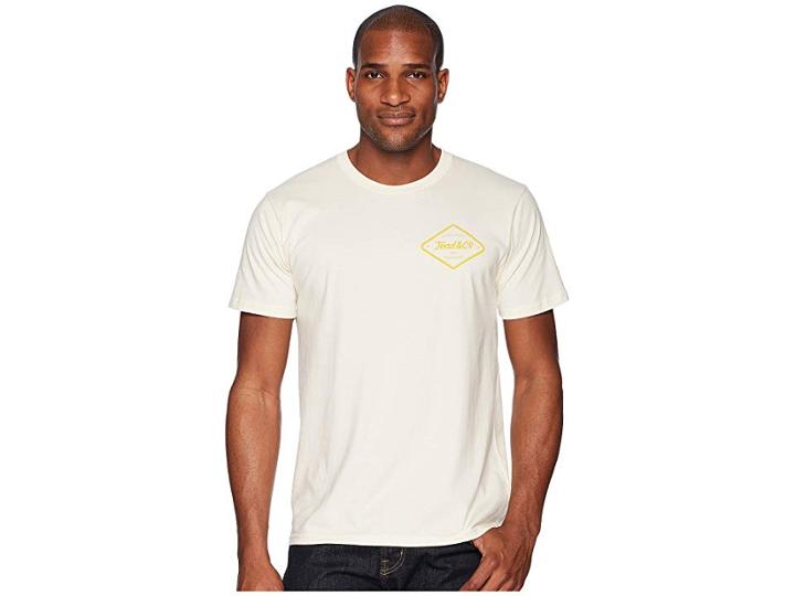 Toad&co Pint Half Full Short Sleeve Tee (natural) Men's T Shirt