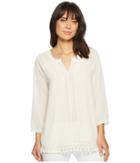 Nic+zoe Souk Top (bone) Women's Clothing