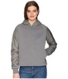 Save The Duck Recycled Hooded Jacket (mid Grey) Women's Coat