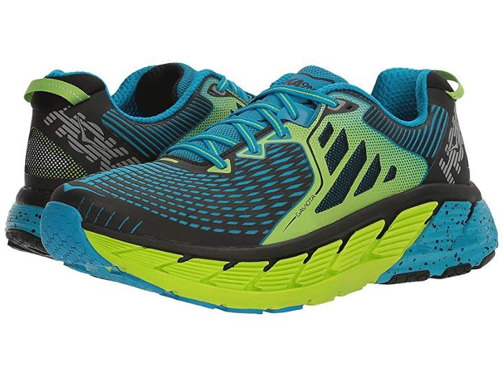 Hoka One One Gaviota (bright Green/blue) Men's Running Shoes