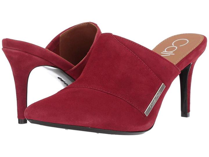 Calvin Klein Grecia (red Rock Kid Suede) Women's Shoes