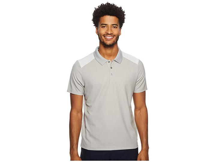 Perry Ellis Color Block Jacquard Polo (alloy) Men's Clothing