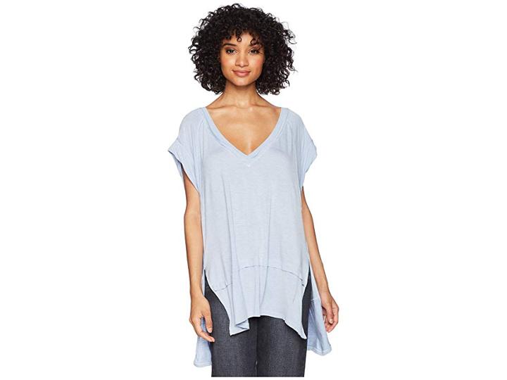 Free People Voyage Tee (sky) Women's T Shirt