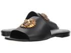 Michael Michael Kors Shelly Slide (black Vachetta/rory Taupe Charm) Women's Sandals
