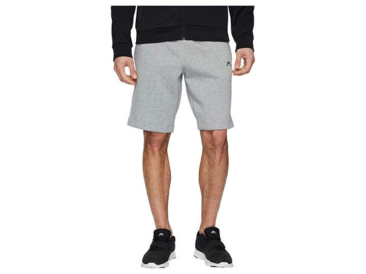 Nike Sb Sb Icon Fleece Short (dark Grey Heather/dark Steel Grey) Men's Shorts