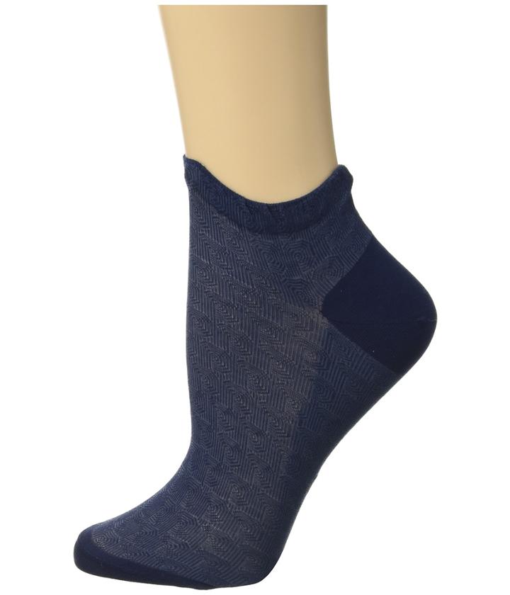 Falke Candy Cane Sneaker Sock (royal) Women's Crew Cut Socks Shoes