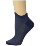Falke Candy Cane Sneaker Sock (royal) Women's Crew Cut Socks Shoes