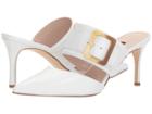 Nine West Mariterase Heel Mule (white Leather) Women's Shoes