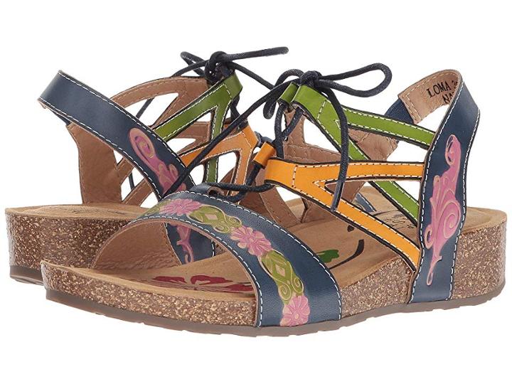 L'artiste By Spring Step Loma (navy Multi) Women's Shoes