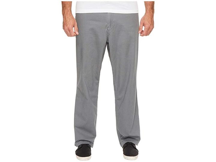 Dockers Big Tall Washed Khaki Flat Front (burma Grey) Men's Casual Pants