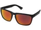 Electric Eyewear Knoxville Xl (matte Black/optical Health Through Melanin Grey Fire Chrome) Fashion Sunglasses