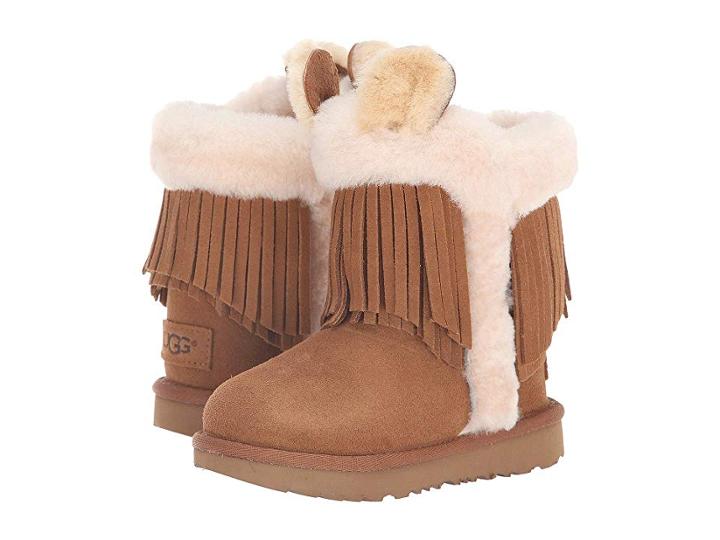 Ugg Kids Darlala Classic Ii (toddler/little Kid) (chestnut) Girls Shoes