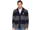 Polo Ralph Lauren Cotton Shawl Cardigan (navy/grey) Men's Sweater