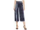 Kamalikulture By Norma Kamali Cropped Boyfriend Elephant Sweatpants (pewter) Women's Casual Pants