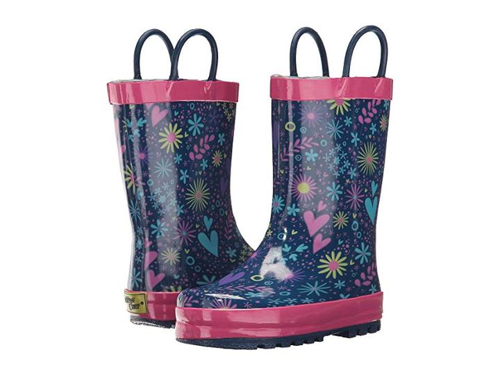 Western Chief Kids Limited Edition Printed Rain Boots (toddler/little Kid) (willow Rain) Girls Shoes