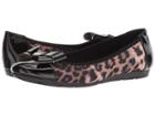 Anne Klein Alphia (black/brown Multi/light Velvet) Women's Flat Shoes