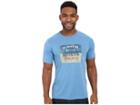 Travismathew Cheersie Top (heather Blue) Men's Short Sleeve Pullover