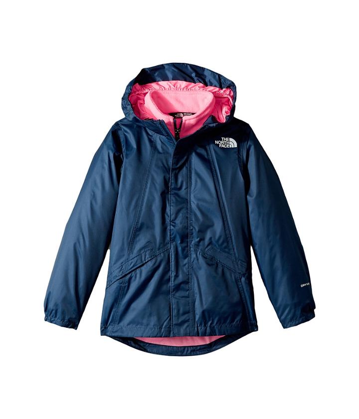 The North Face Kids Stormy Rain Triclimate (little Kids/big Kids) (blue Wing Teal) Girl's Coat