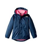 The North Face Kids Stormy Rain Triclimate (little Kids/big Kids) (blue Wing Teal) Girl's Coat