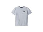 Volcom Kids Cut Out Short Sleeve Tee (big Kids) (heather Grey) Boy's T Shirt