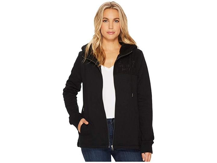 Volcom Blacked Out Zip (black) Women's Coat