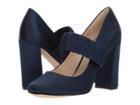 Nine West Decadent Mary Jane Pump (french Navy Satin Luxe) High Heels