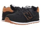 New Balance Kids Gc574v1 (big Kid) (black/brown Sugar) Boys Shoes