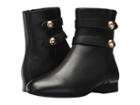 Michael Michael Kors Maisie Flat Bootie (black Tumbled Leather/nappa) Women's Dress Zip Boots