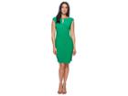 Lauren Ralph Lauren Elkana Matte Jersey Dress (argentine Emerald) Women's Dress
