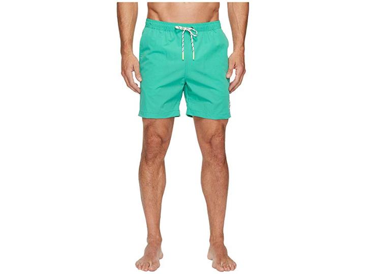 Psycho Bunny Solid Swim Trunks (gumdrop) Men's Swimwear