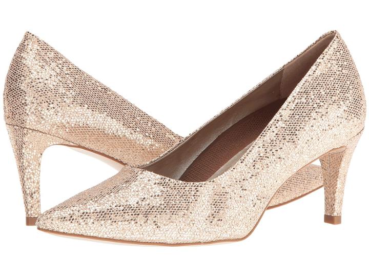 Walking Cradles Sophia (gold Sparkle Fabric) High Heels