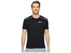 Nike Tailwind Short-sleeve Running Top (black/black) Men's Clothing