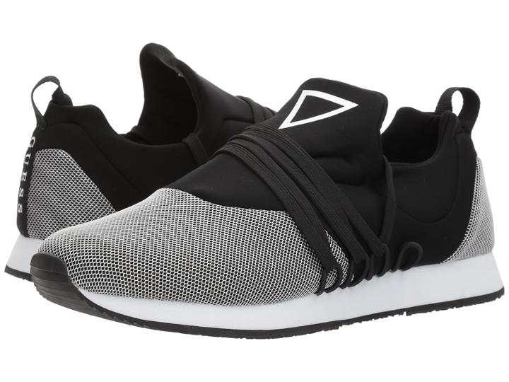 Guess Nepal (black Synthetic) Men's Lace Up Casual Shoes