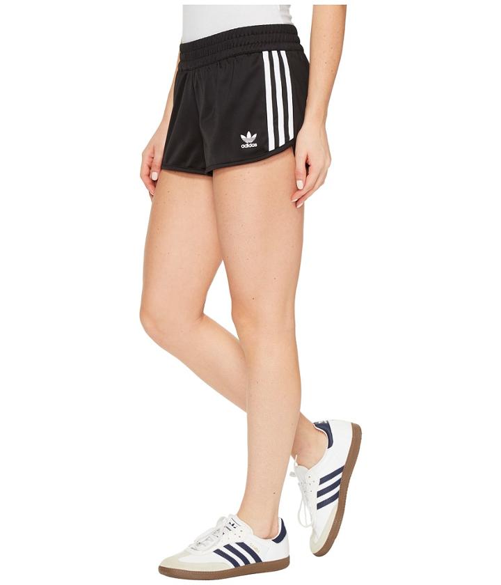 Adidas Originals Regular 3-stripes Shorts (black) Women's Shorts