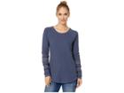 Columbia Along The Gorgetm Printed Crew (nocturnal) Women's Long Sleeve Pullover
