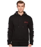 The Kooples Black Hoodie Sweatshirt With Zip Detailing (black) Men's Clothing
