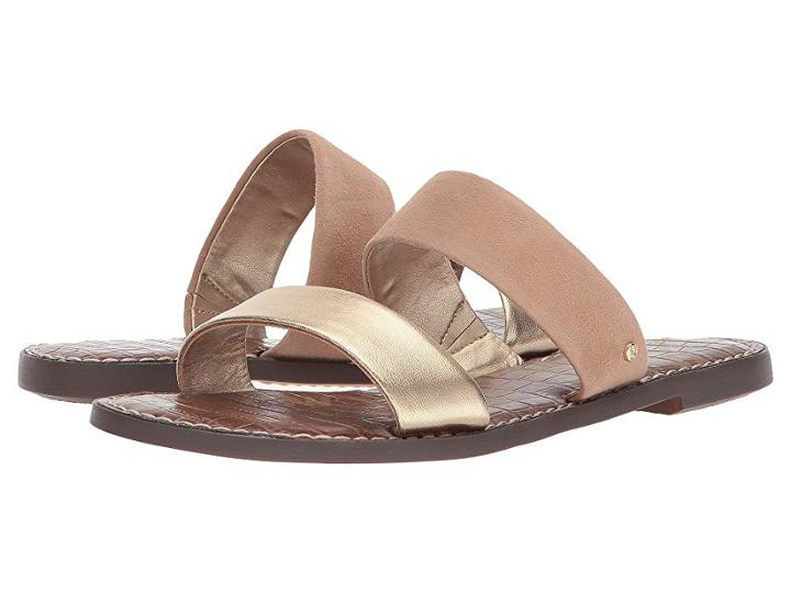 Sam Edelman Gala (gold/nude Metallic Leather/kid Suede Leather) Women's Shoes