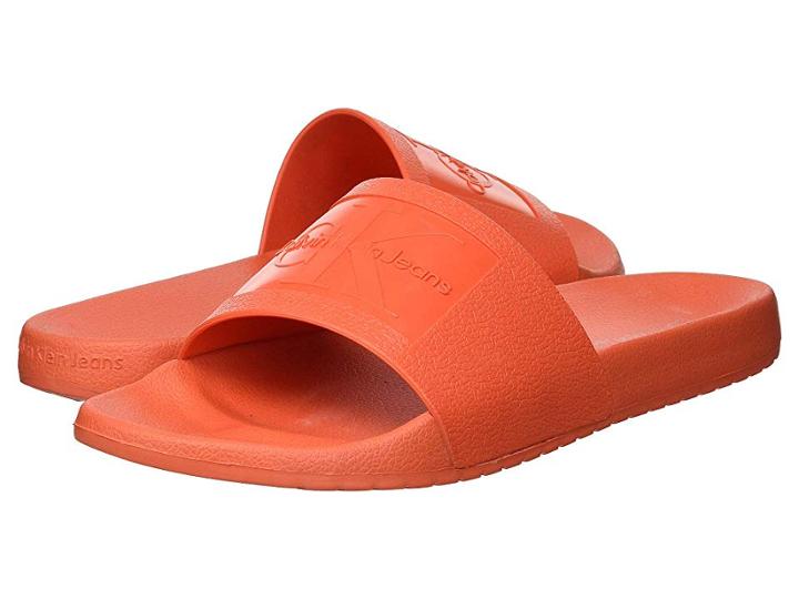 Calvin Klein Jeans Vincenzo Jelly (orange) Men's Slide Shoes